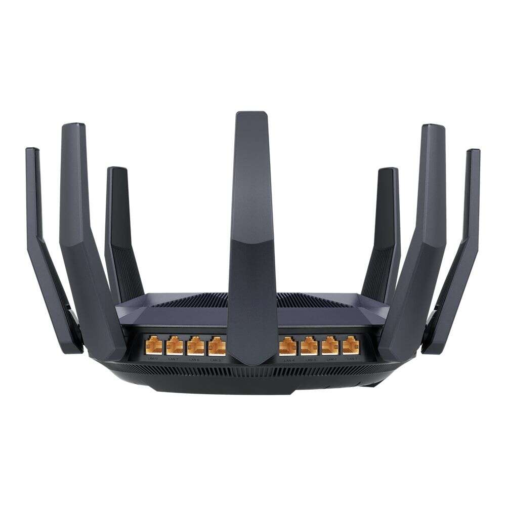 Asus rt-ax89x wireless router dual band ax6000 1xwan(10gbps) + 8x...