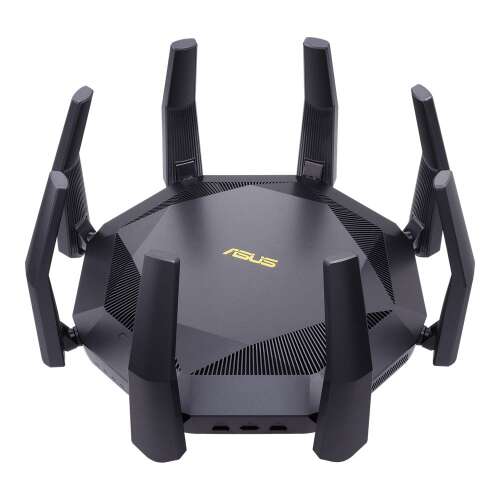 Asus RT-AX89X Wi-Fi router, čierny, pohľad zhora