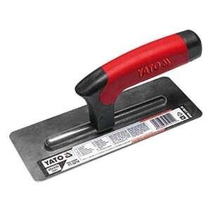 YATO 80x200 mm gletier din oțel inoxidabil cu mâner ergonomic roșu - Unelte de vopsit si tencuit