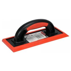 Angled view of YATO sponge rubber float for smooth plastering - Plaster Trowel