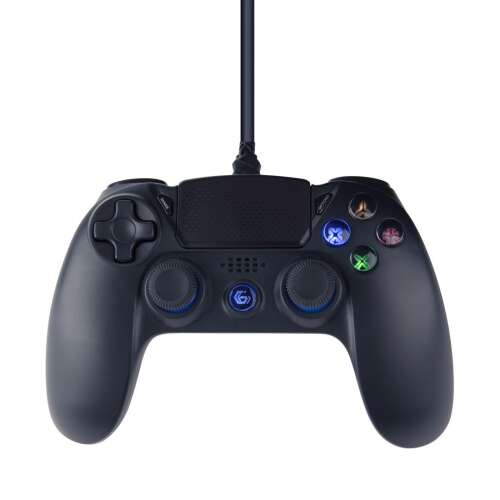 Gembird JPD-PS4U-01 przewodowy gamepad do PC i PS4, czarny