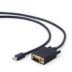 Gembird CC-mDPM-VGAM-6 Mini DisplayPort to VGA adapter Kábel 1,8m Fekete CC-MDPM-VGAM-6 84126337 