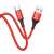 Borofone BX54 USB-C auf USB-A Ladekabel, rot, 1 Meter