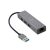 GEMBIRD A-AMU3-LAN-01 USB-AM Adaptor LAN Gigabit HUB USB 3.0 x3 negru 103175070