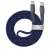 RivaCase PS6105 Type-C to Type-C cable, 1.2m, blue, coiled
