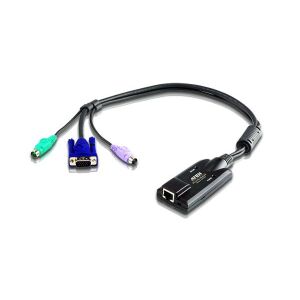 ATEN PS/2 VGA KVM Adapter w/ Composite Video Support KA7120-AX 141498576 - KVM kábel