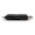ACT USB-C/USB-A for SD/micro SD Kártyaolvasó Fekete AC6375 93391388