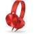 Cenovo dostupné červené slúchadlá na uši od Platinet FreeStyle