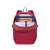 RivaCase 5422 Roter Rucksack offen mit Büchern und Tablet