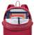 RivaCase 5422 Small Urban 10,5" Notebook Backpack - Red - Inside view with items
