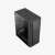 AeroCool Prism V1 fekete számítógép ház, oldalnézet