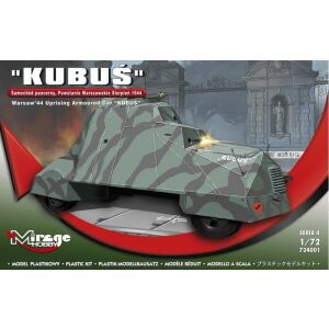 Mirage Hobby Kubuś Pancierové Auto Model 1:72 - Varšavské Povstanie - Model, maketa