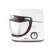 Tefal Masterchef Gourmet stand mixer, white and brown, with stainless steel bowl