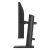 LG 27 hüvelykes 27BQ65UB-B monitor oldalnézetben, állítható állvánnyal