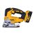 Prim-plan al ferăstrăului vertical cu acumulator DeWALT DCS334P2 18V XR