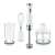 Graef HB501 Botmixer, white immersion blender with accessories