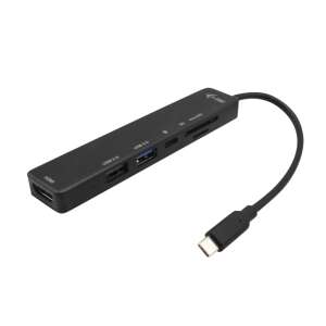i-tec USB-C Travel Easy Docking Station 4K HDMI Czytnik kart + Power Delivery 60W 72691393 - Koncentrator USB