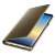 Samsung Galaxy A54 5G Flip-Hülle, Gold, Clear View, Standfunktion
