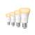 Philips Hue White Ambiance E27 smart light bulbs, 4 pack, warm white light