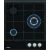 Simfer Gaskochfeld - 3 Brenner - Schwarz 72692385