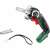 Bosch NanoBlade AdvancedCut 18 cordless saw, green and red, with blade and accessories