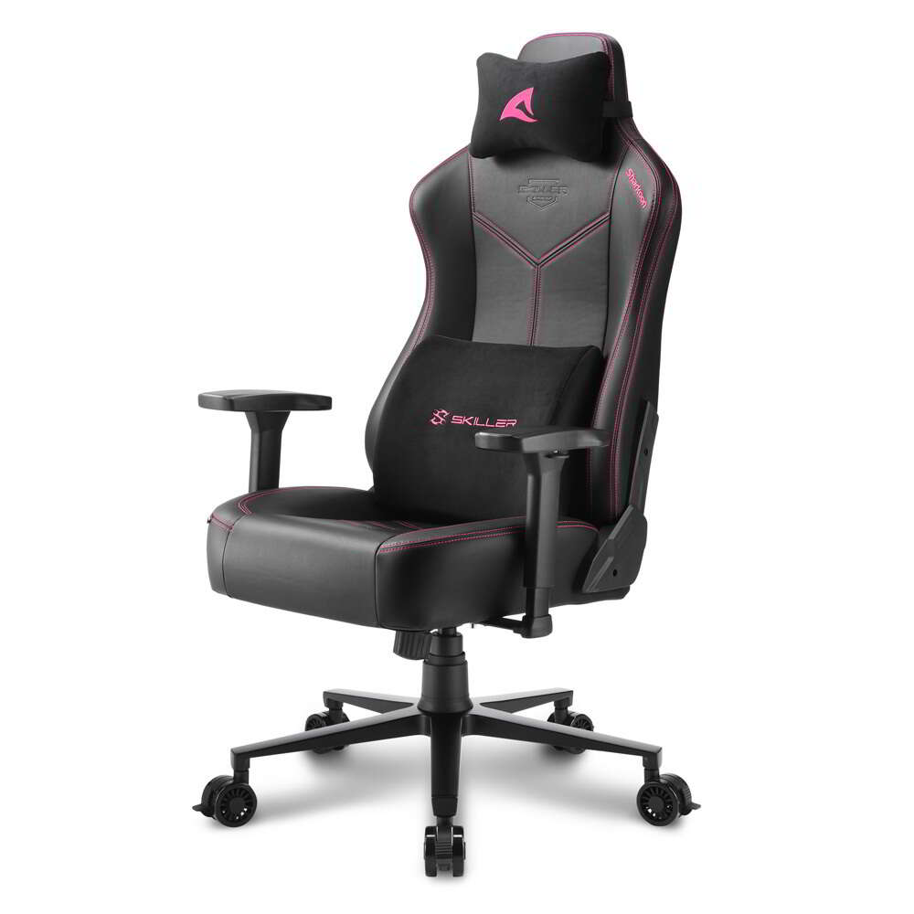 Sharkoon skiller sgs30 gamer szék - fekete/rózsaszín