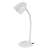 Esperanza ELD110W Electra white desk lamp with flexible arm and on/off button