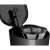 ECG KP 2116 Easy coffee maker, black, filter basket with coffee grounds