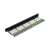 Nikomax NMC-RP50UC3-1U-BK 19 hüvelykes 50 portos patch panel oldalsó nézet