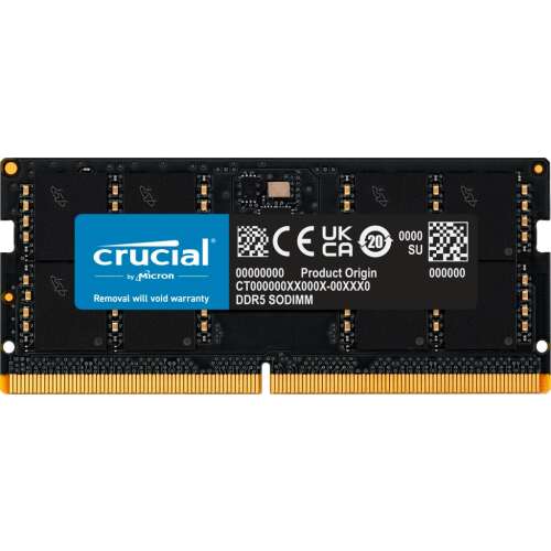 Crucial 16GB DDR5 4800MHz Kit(2x8GB) SODIMM CT2K8G48C40S5 72696199