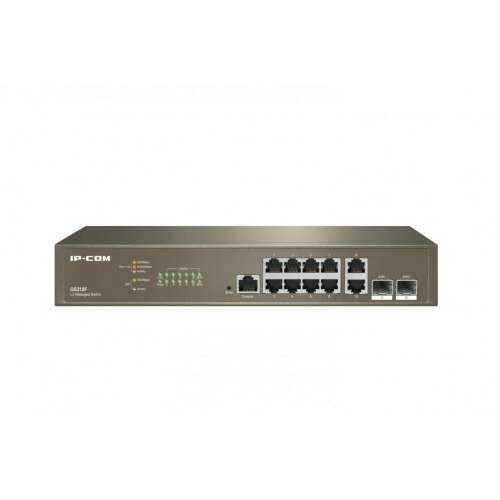 IP-COM G5312F Gigabit Switch, 12 port managed switch