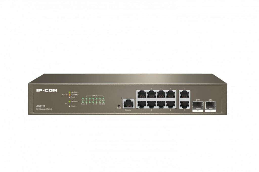IP-COM G5312F Gigabit Switch