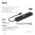Club 3D CSV-1596 USB Gen1 Type-C 6 az 1-ben hub HDMI™8K30Hz-4K120Hz, 2xUSB Type-A, RJ45 és 2xUSB Type-C, 100 watt adat- és PD töltéssel