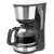 Emerio CME-122933 coffee maker, black and stainless steel, with glass carafe, brewing coffee