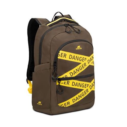 RivaCase 15.6 inch Khaki Laptop Backpack