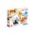 Clementoni Animale Sălbatice set de puzzle 4 în 1 cutie cu puzzle-uri cu leu, elefant, panda și tigru