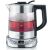 Fierbător electric Severin WK 3473, 2200W, 1 l, Infuzor, 5 programe, Display, Menține cald, Oțel inoxidabil 72699885