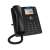 Snom D713 VoIP telefon, fekete, színes képernyővel, HD hanggal, Gigabit kapcsolóval, PoE támogatással, fejhallgató csatlakozóval