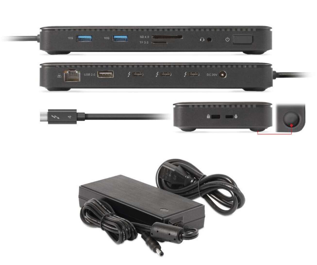 Club 3D CSV-1581 140W Univerzális dokkoló