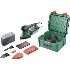 Bosch PSM 200 AES Multi-Sander készlet, csiszolólapokkal, porgyűjtővel és hordtáskával - Szerszámgép