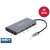 DeLOCK 87683 USB-C docking station with 4K 30Hz output, HDMI, DisplayPort, SD card reader, 3 USB ports, Gigabit Ethernet