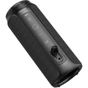 Przenośny głośnik Bluetooth Tonsil Flip 6, czarny, widok pod kątem - Głośnik Bluetooth