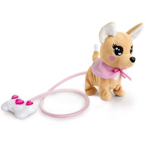 ChiChi LOVE Loomy câine de pluș cu telecomandă pe fundal alb - Plușuri interactive