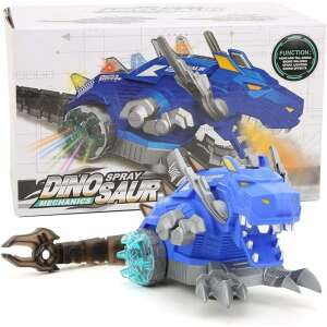 Kék dinoszaurusz játék fényekkel, hangokkal és permetező funkcióval csomagolásban - Nonbrand Interaktív gyerek játék