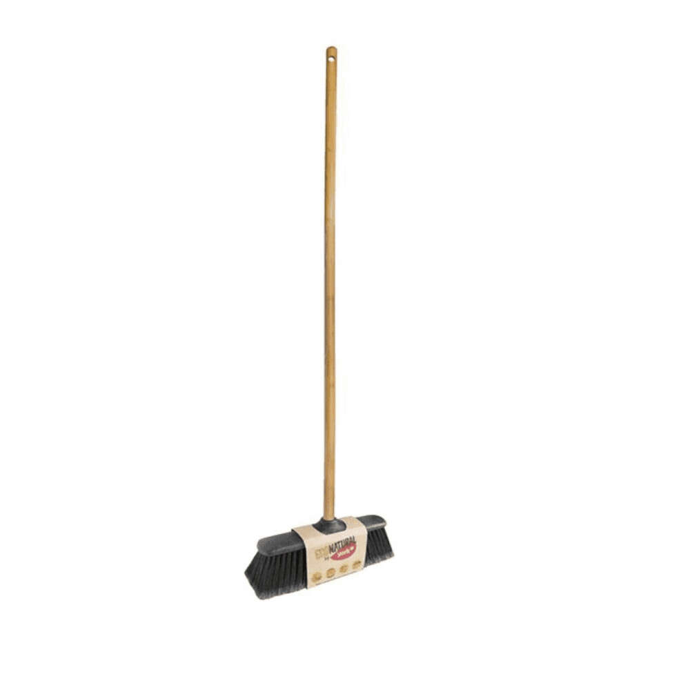 York Econatural Broom with Bamboo Handle, 120 cm