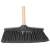 York Econatural broom with bamboo handle, black bristles