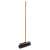 York Econatural broom with bamboo handle, black bristles