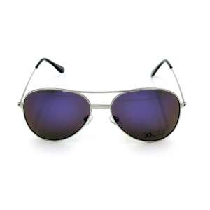 Aristo AE072HL-1 men's sunglasses, silver frame with purple lenses - Aristo