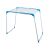 Praktikus folding clothes drying rack, folded shelf