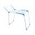 Praktikus folding clothes drying rack with partially folded wings